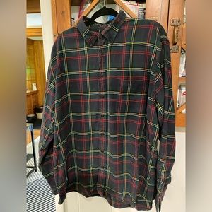 Beautiful Lands’ End vintage flannel in XXL
